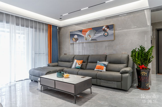 148㎡簡(jiǎn)約風(fēng)，寬松的大橫廳，靈活合理生活動(dòng)線構(gòu)建美好生活